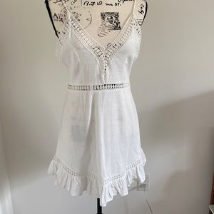 Crisp white sundress